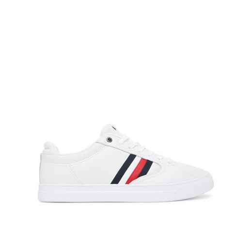Tommy Hilfiger Sneakersy Icon Court Stripes FM0FM05628 Biały ze sklepu MODIVO w kategorii Buty sportowe męskie - zdjęcie 184866855