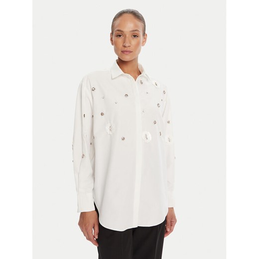 Bruuns Bazaar Koszula Chrisoula Beia BBW4201 Biały Loose Fit ze sklepu MODIVO w kategorii Koszule damskie - zdjęcie 184866907