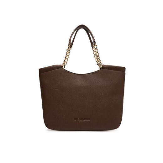 LOVE MOSCHINO Torebka JC4031PP1NLT0301 Brązowy ze sklepu MODIVO w kategorii Torby Shopper bag - zdjęcie 184866949
