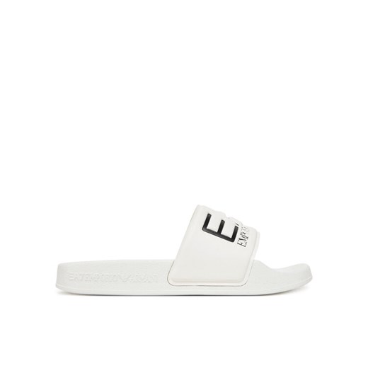 EA7 Emporio Armani Klapki 7Y000037 AF15118 U0001 Biały ze sklepu MODIVO w kategorii Klapki dziecięce - zdjęcie 184866999
