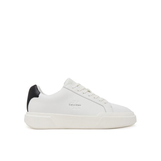 Calvin Klein Sneakersy Chunky Cupsole Laceup Lth YM0YM01344 Biały ze sklepu MODIVO w kategorii Buty sportowe męskie - zdjęcie 184867008