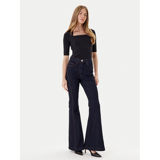 Rinascimento Jeansy CFC0126161003 Granatowy Flare Fit Rinascimento XS MODIVO