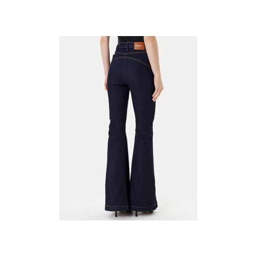 Rinascimento Jeansy CFC0126161003 Granatowy Flare Fit Rinascimento L MODIVO