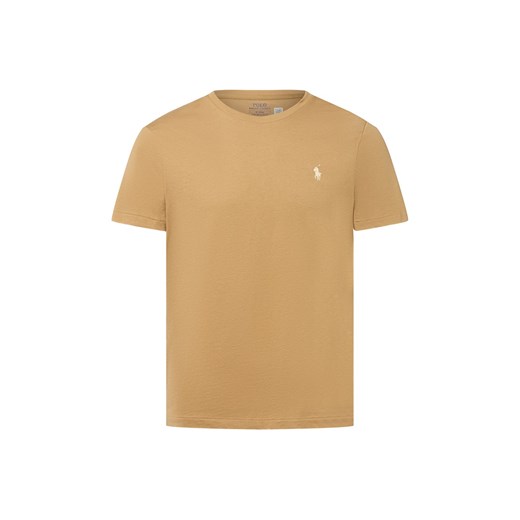 Polo Ralph Lauren Koszulka męska Mężczyźni Bawełna beżowy jednolity ze sklepu vangraaf w kategorii T-shirty męskie - zdjęcie 184868389