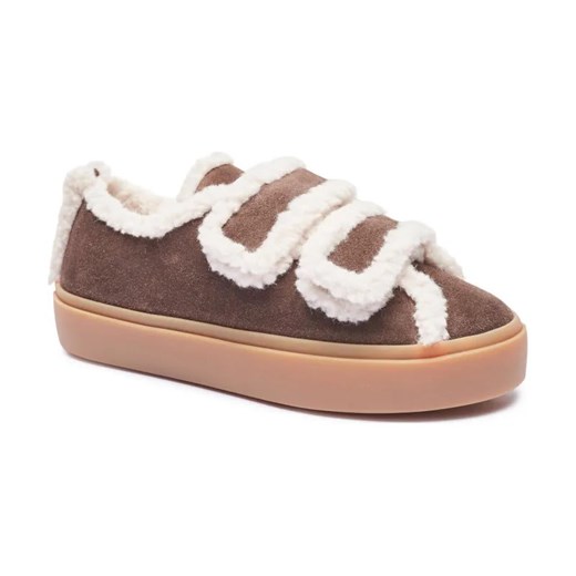 INUIKII Skórzane sneakersy VELCRO | shearling ze sklepu Gomez Fashion Store w kategorii Buty sportowe damskie - zdjęcie 184868446