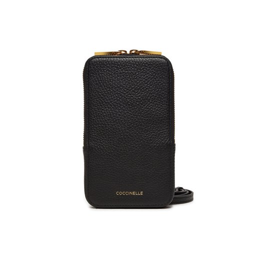 Torebka na telefon Coccinelle MI5 Flor E5 MI5 27 01 01 Czarny ze sklepu eobuwie.pl w kategorii Etui - zdjęcie 184871179
