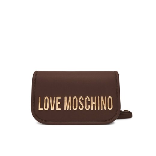 Torebka LOVE MOSCHINO JC4028PP1NKD0301 Brązowy ze sklepu eobuwie.pl w kategorii Listonoszki - zdjęcie 184871208