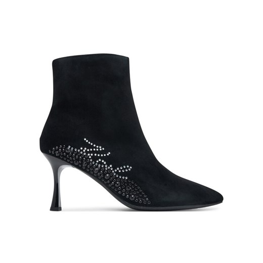 Botki KARL LAGERFELD Sienna KL32743A Czarny ze sklepu eobuwie.pl w kategorii Botki - zdjęcie 184871315