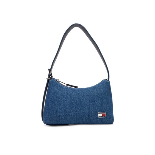 Torebka Tommy Jeans Tjw Cool Denim Shoulder Bag AW0AW17877 Niebieski ze sklepu eobuwie.pl w kategorii Torebki damskie - zdjęcie 184871318