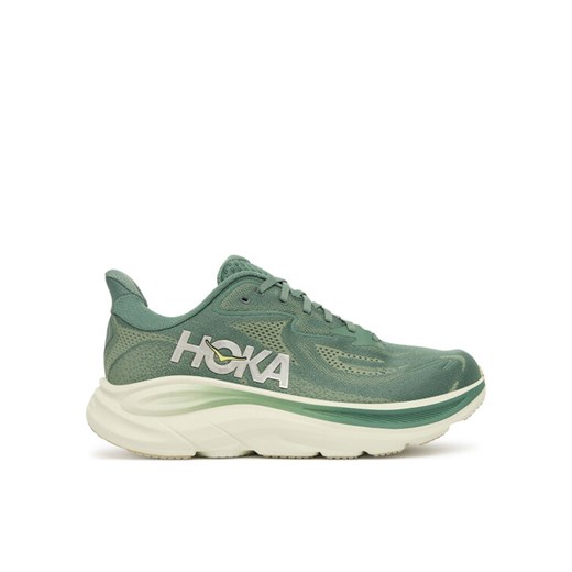 Buty do biegania Hoka Clifton 10 1162030 Khaki ze sklepu eobuwie.pl w kategorii Buty sportowe męskie - zdjęcie 184871347