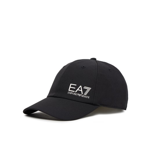 Czapka z daszkiem EA7 Emporio Armani 7X000106 AF13554 MC134 Czarny ze sklepu eobuwie.pl w kategorii Czapki z daszkiem męskie - zdjęcie 184871395