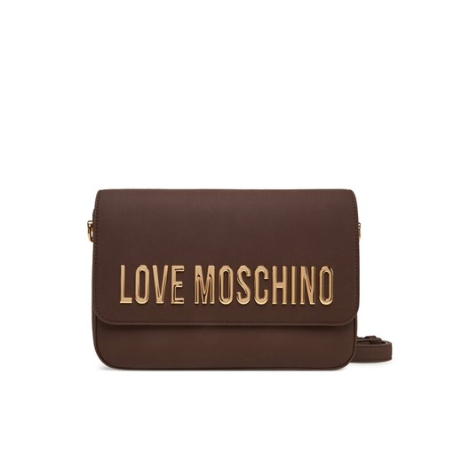 Torebka LOVE MOSCHINO JC4023PP1NKD0301 Brązowy ze sklepu eobuwie.pl w kategorii Listonoszki - zdjęcie 184871427
