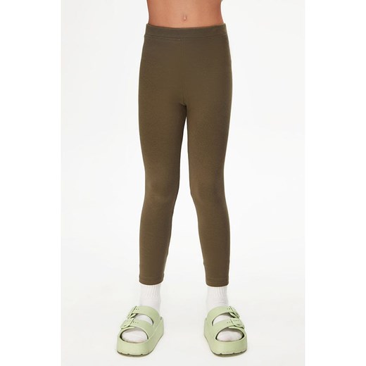 lovetti Legginsy w kolorze khaki ze sklepu Limango Polska w kategorii Spodnie dziewczęce - zdjęcie 184873477