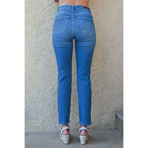 Bleu d&apos;Azur Dżinsy &quot;Tommy&quot; w kolorze niebieskim 46 wyprzedaż Limango Polska