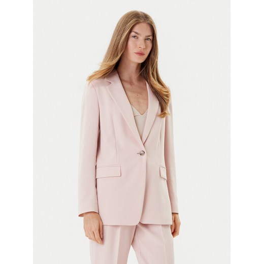 BOSS Marynarka Jocaluah 50490053 Różowy Regular Fit ze sklepu MODIVO w kategorii Marynarki damskie - zdjęcie 184874729
