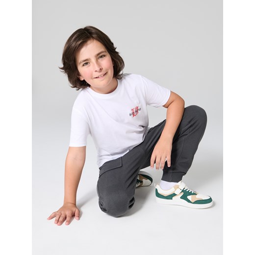 Sinsay - Spodnie jogger - szary Sinsay 158 (12-13 l) Sinsay