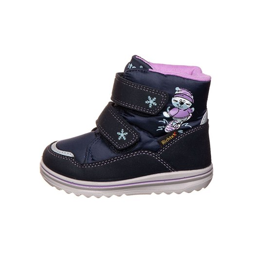 Richter Shoes Botki zimowe &quot;Freestyle&quot; w kolorze fioletowym ze sklepu Limango Polska w kategorii Buty zimowe dziecięce - zdjęcie 184876979
