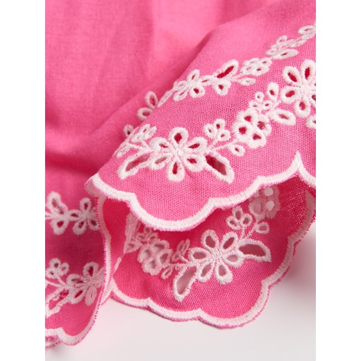 Reserved - Szorty z ażurowym wykończeniem - intensywny róż Reserved M Reserved