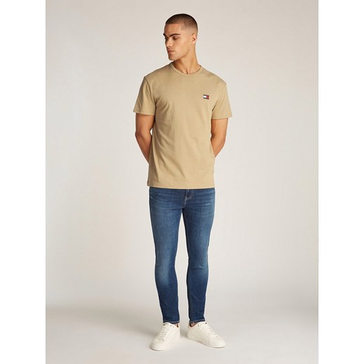 TOMMY JEANS Koszulka w kolorze beżowym ze sklepu Limango Polska w kategorii T-shirty męskie - zdjęcie 184877608