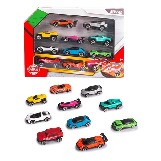 Dickie Autka (10 szt.) &quot;Vehicles&quot; - 3+ ze sklepu Limango Polska w kategorii Zabawki - zdjęcie 184877648