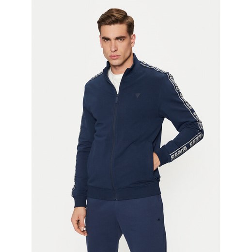 Guess Bluza Z2YQ12 K6ZS1 Granatowy Regular Fit ze sklepu MODIVO w kategorii Bluzy męskie - zdjęcie 184877766