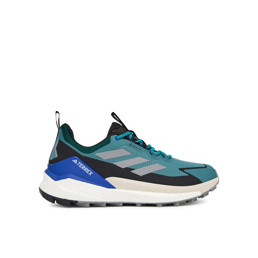 Trekkingi adidas Terrex Free Hiker 2.0 Low Gore-Tex JQ9908 Zielony ze sklepu eobuwie.pl w kategorii Buty trekkingowe męskie - zdjęcie 184878185