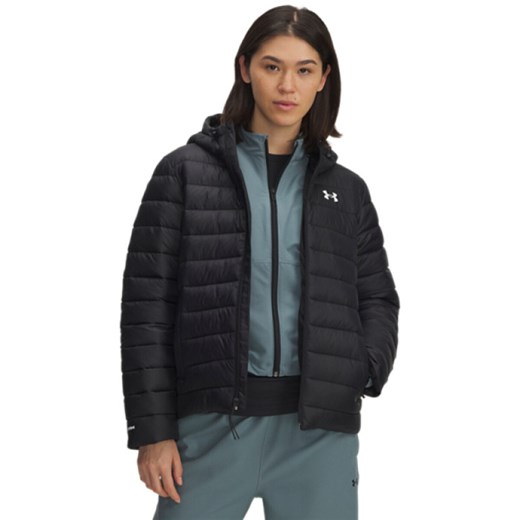 Damska kurtka puchowa pikowana Under Armour UA Sportswear Insulate Jkt - czarna ze sklepu Sportstylestory.com w kategorii Kurtki damskie - zdjęcie 184879469