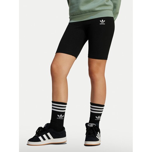 adidas Kolarki JC8435 Czarny Slim Fit ze sklepu MODIVO w kategorii Spodenki dziewczęce - zdjęcie 184879689