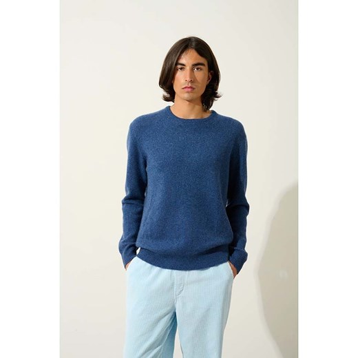 AUTHENTIC CASHMERE Kaszmirowy sweter &quot;Victo&quot; w kolorze niebieskim ze sklepu Limango Polska w kategorii Swetry męskie - zdjęcie 184880989