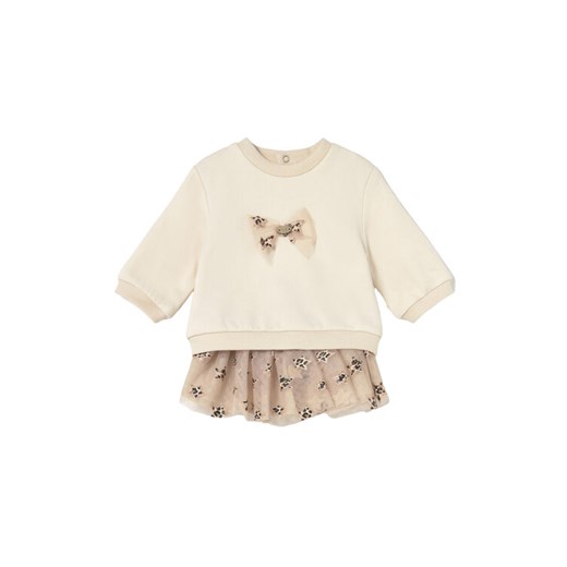 Mayoral Komplet bluza i spódniczka 2834 Beżowy Regular Fit ze sklepu MODIVO w kategorii Komplety niemowlęce - zdjęcie 184881316