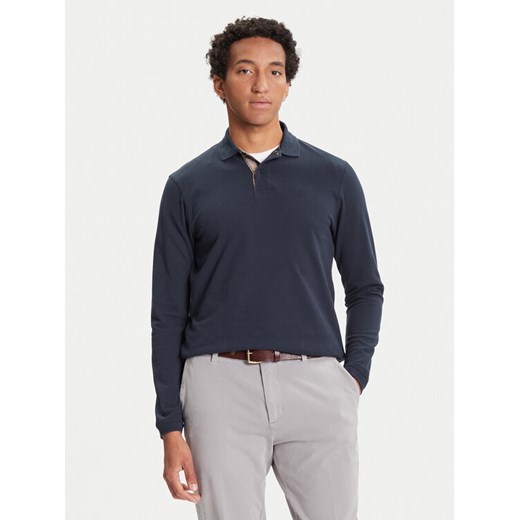 Barbour Polo Tartan MML0705NY91 Granatowy Regular Fit ze sklepu MODIVO w kategorii T-shirty męskie - zdjęcie 184881319