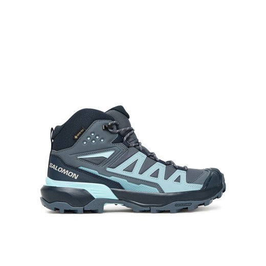 Trekkingi Salomon X Ultra 360 Mid Gore-Tex L47745100 Zielony ze sklepu eobuwie.pl w kategorii Buty trekkingowe damskie - zdjęcie 184882699