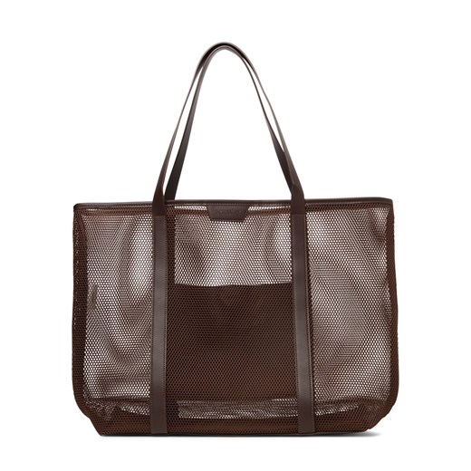 Someday Damski shopper - Banto Kobiety czekoladowy jednolity ze sklepu vangraaf w kategorii Torby Shopper bag - zdjęcie 184883316