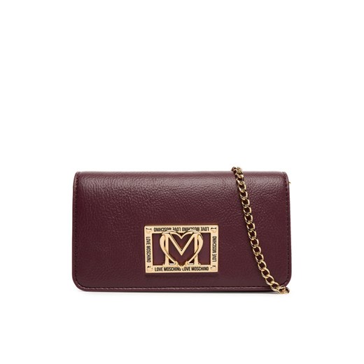 Torebka LOVE MOSCHINO JC5602PP1NLI0552 Bordowy ze sklepu eobuwie.pl w kategorii Kopertówki - zdjęcie 184883786