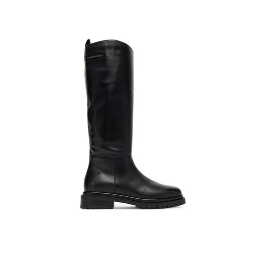 KARL LAGERFELD Kozaki KL47595 Czarny ze sklepu MODIVO w kategorii Kozaki damskie - zdjęcie 184884397