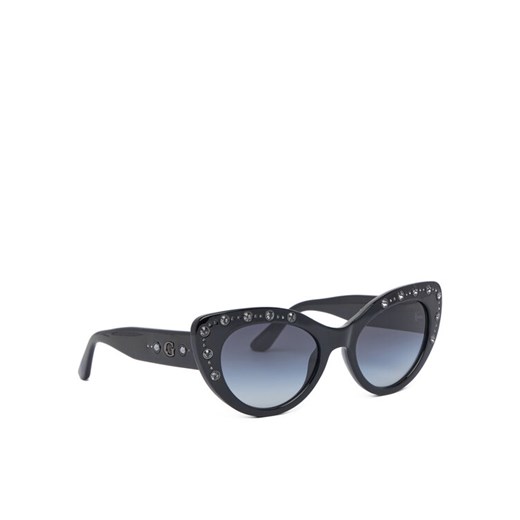 Guess Okulary przeciwsłoneczne GU00163 Czarny ze sklepu MODIVO w kategorii Okulary przeciwsłoneczne damskie - zdjęcie 184884469