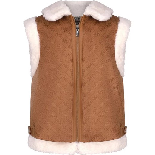 Guess Bezrękawnik | Regular Fit | shearling ze sklepu Gomez Fashion Store w kategorii Kamizelki dziewczęce - zdjęcie 184885265