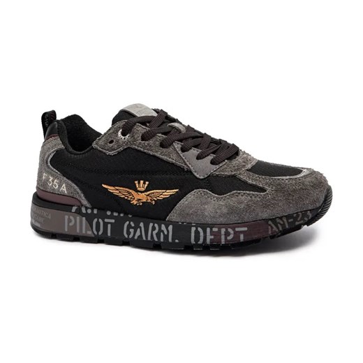 Aeronautica Militare Sneakersy | z dodatkiem skóry ze sklepu Gomez Fashion Store w kategorii Buty sportowe męskie - zdjęcie 184885316