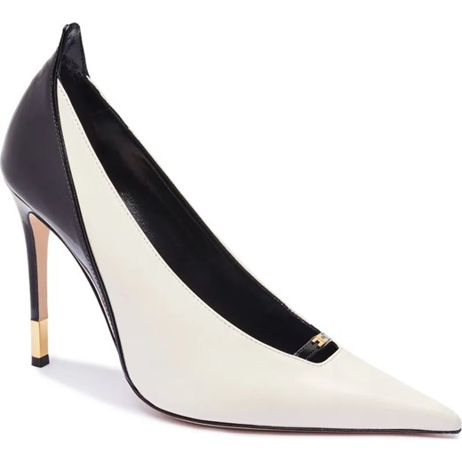 Elisabetta Franchi Skórzane szpilki ze sklepu Gomez Fashion Store w kategorii Czółenka - zdjęcie 184885347