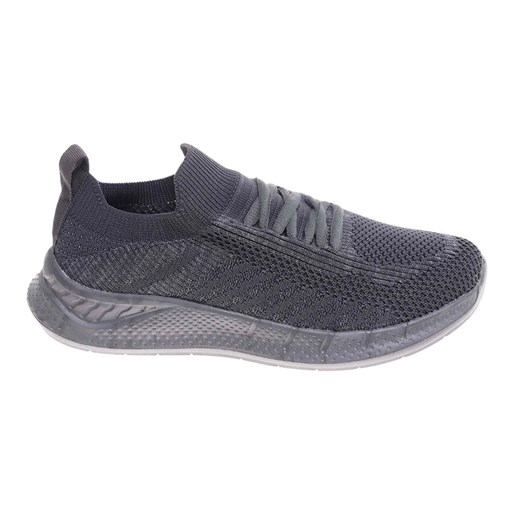 Szare wsuwane chłopięce buty sportowe /E6-3 17993 T283/ ze sklepu Pantofelek24.pl w kategorii Trampki męskie - zdjęcie 184886735