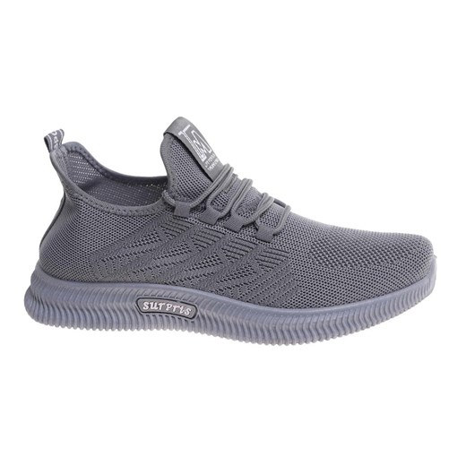 Wkładane męskie szare buty sportowe /C4-1 17997 GF285 +h2/ ze sklepu Pantofelek24.pl w kategorii Buty sportowe męskie - zdjęcie 184886736