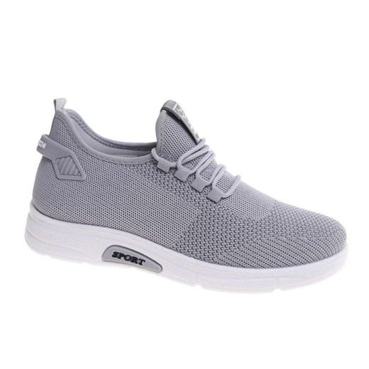 Wsuwane męskie szare buty sportowe /D9-1 17799 GF285 +H2/ ze sklepu Pantofelek24.pl w kategorii Buty sportowe męskie - zdjęcie 184886739