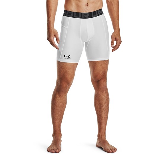 Under Armour Szorty funkcyjne w kolorze białym ze sklepu Limango Polska w kategorii Spodenki męskie - zdjęcie 184886749