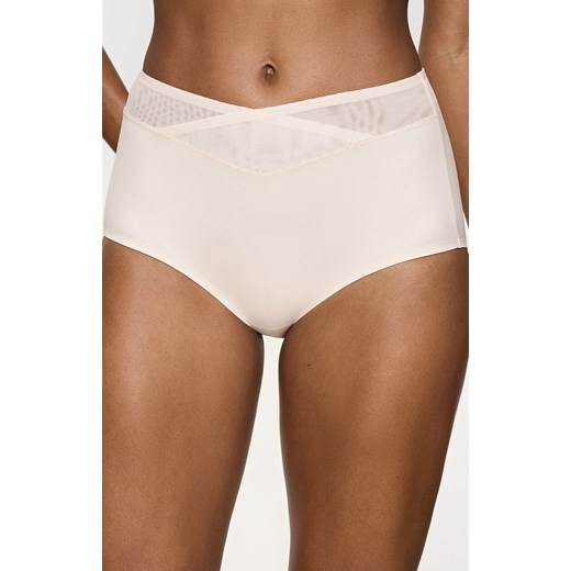 Triumph figi damskie wysokie maxi True Shape Sensation 10218231-00CS, Kolor kremowy, Rozmiar 40, Triumph ze sklepu Intymna w kategorii Majtki damskie - zdjęcie 184887089