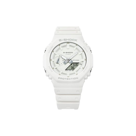 G-Shock Zegarek GA-2100-7A7ER Biały ze sklepu MODIVO w kategorii Zegarki - zdjęcie 184887298
