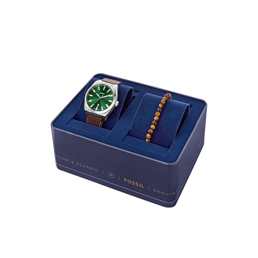 Fossil Zegarek FS6080SET Brązowy ze sklepu MODIVO w kategorii Zegarki - zdjęcie 184887307