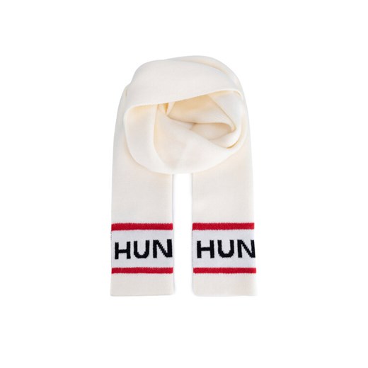 Hunter Szalik HTR-U4-001-AW24 Écru ze sklepu MODIVO w kategorii Szaliki i chusty damskie - zdjęcie 184888215