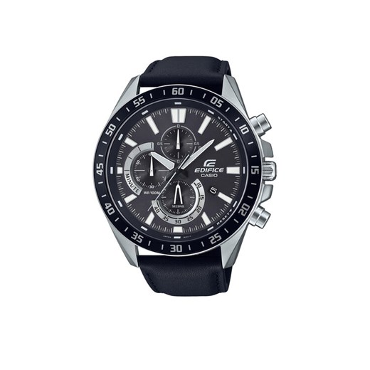 Casio Zegarek Edifice EFV-620L-1AVUEF Czarny Casio OS MODIVO