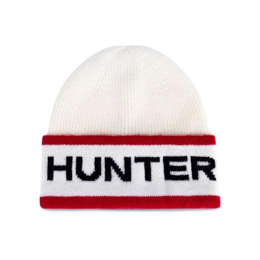 Czapka Hunter HTR-U3-001-AW24 Écru ze sklepu eobuwie.pl w kategorii Czapki zimowe damskie - zdjęcie 184888296