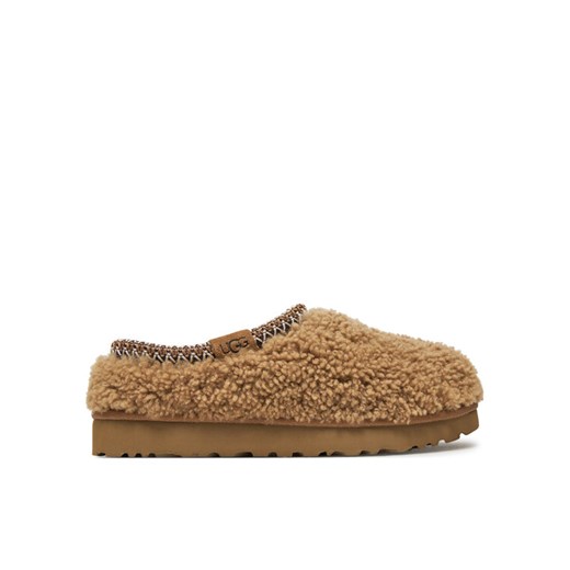 Kapcie Ugg W M Tasman Maxi 1158356 Brązowy ze sklepu eobuwie.pl w kategorii Kapcie damskie - zdjęcie 184888538
